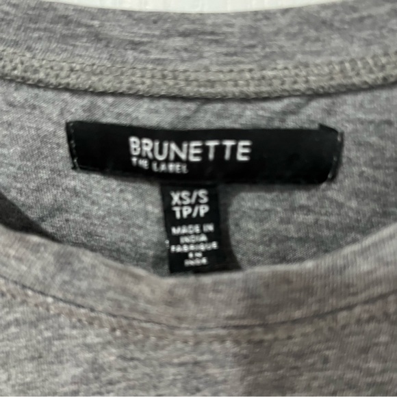 Brunette the label grey tank top Blonde tank top size xs/s Can fit a medium - Picture 4 of 8